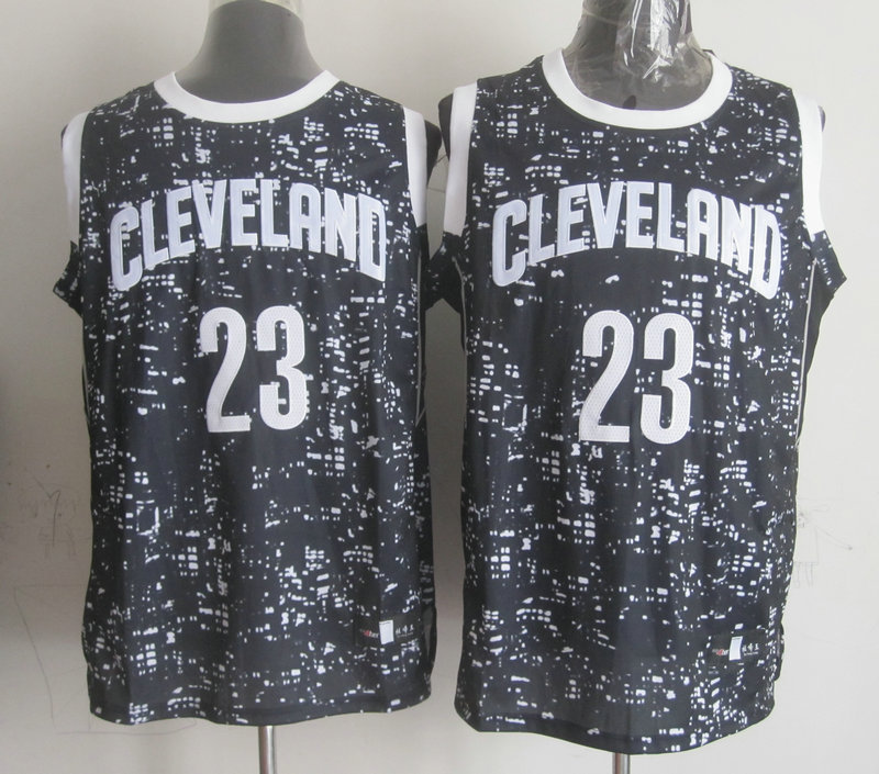NBA Cleveland Cavaliers #23 james Black National Flag Star Jersey
